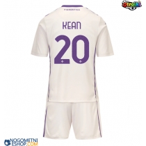 Otroški Nogometni dresi Fiorentina Moise Kean #20 Gostujoči 2025-26 Kratek Rokav (+ Kratke hlače)